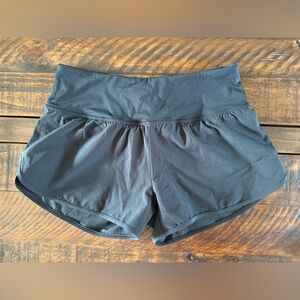 Zyia trainer shorts sz small black running shorts with inside lining